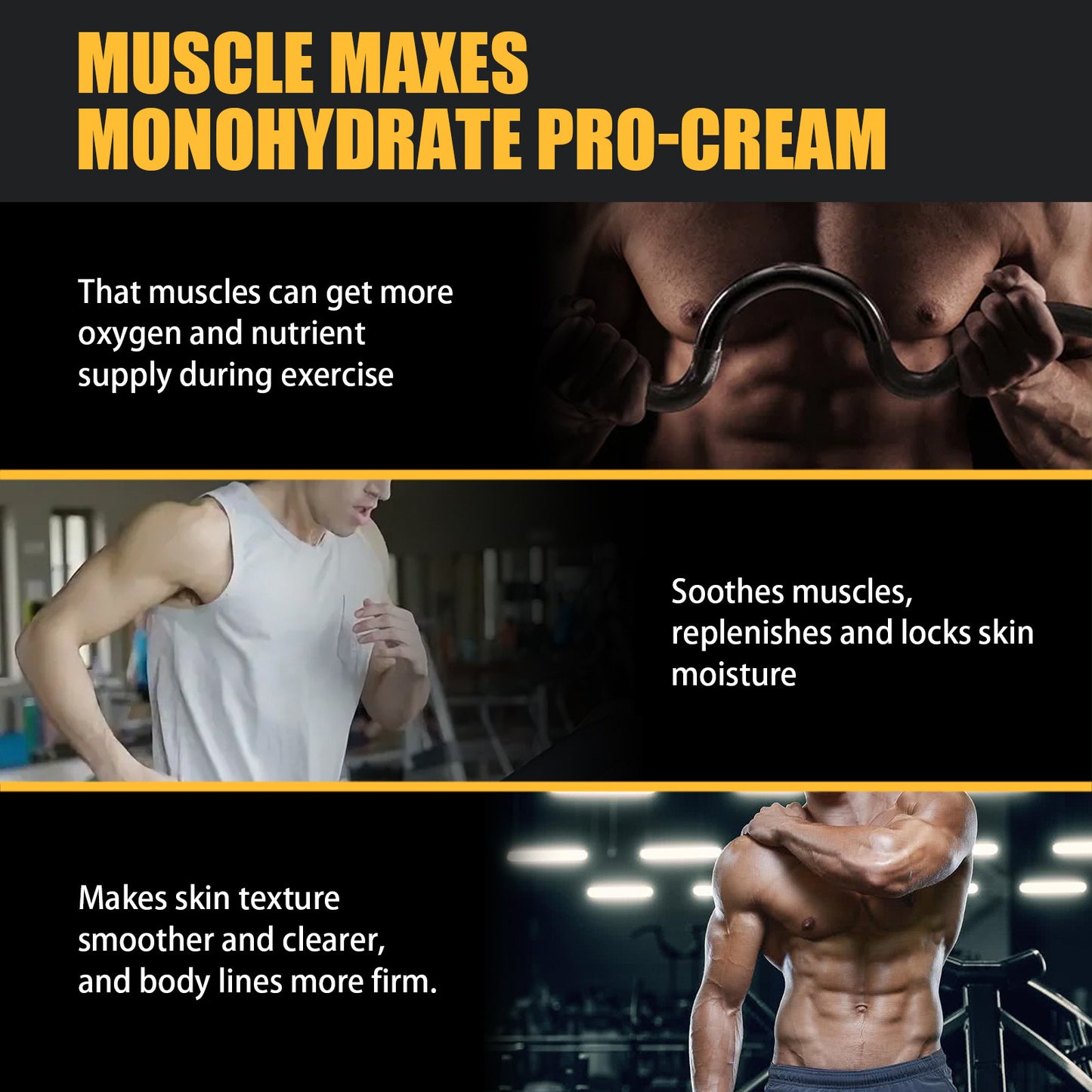 Men's Muscle Massage Cream